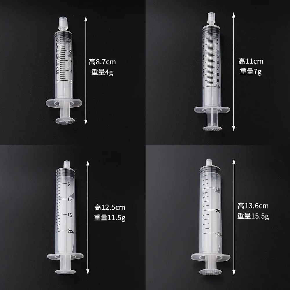3 Pack Pet Feeding Syringe Set 10ml 20ml 30ml Plastic Liquid Medicine Feeder Milk Water Dispenser Feeding Tool For Dogs Cats Pet