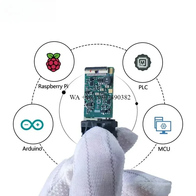wmwmnu RS232 Radar Body Distance Range Sensor 2m Measuring Distance Sensor 400mm for Arduino 1m Distance Sensor for