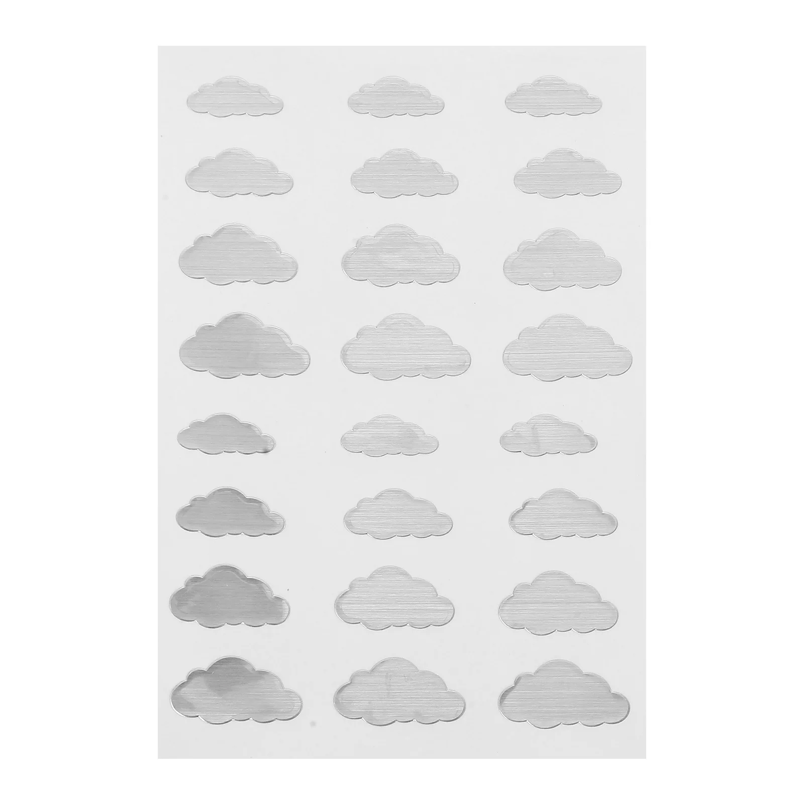 

1 Sheet White Cloud Shaped Guitar Fretboard Stickers Easy Install Removable Electric Guitar Ukulele Decals Music Instrument