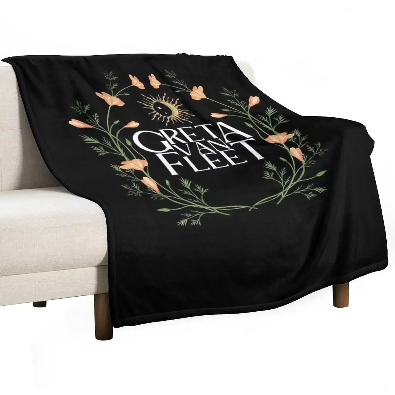 Greeta van fleet7 Greta Van Flee Throw Blanket Sofa warm winter valentine gift ideas Blankets