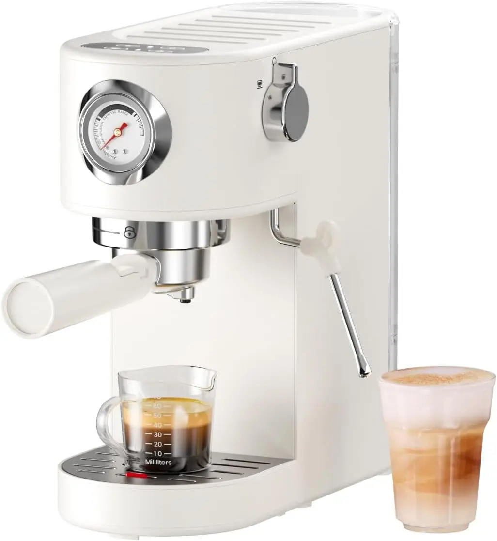 20 Bar Espresso Machine with Milk Frother, Professional Coffee Maker for Home Cappuccino & Latte