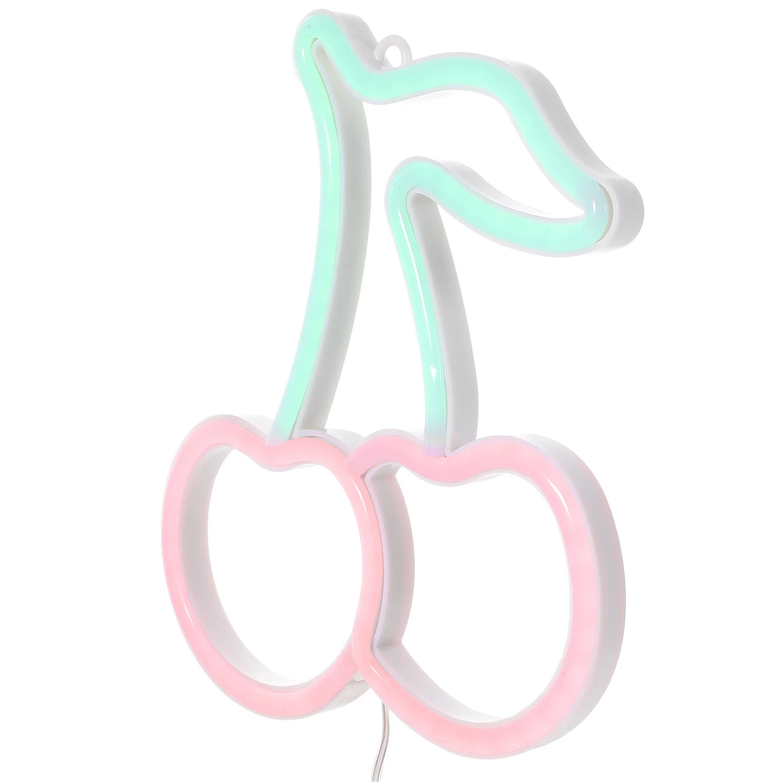 

Неоновая вывеска в форме вишни, светодиодная лампа, компактный размер для декора стен спальни, комнаты, фестиваля, вечеринки, рождественского подарка на день Святого Валентина