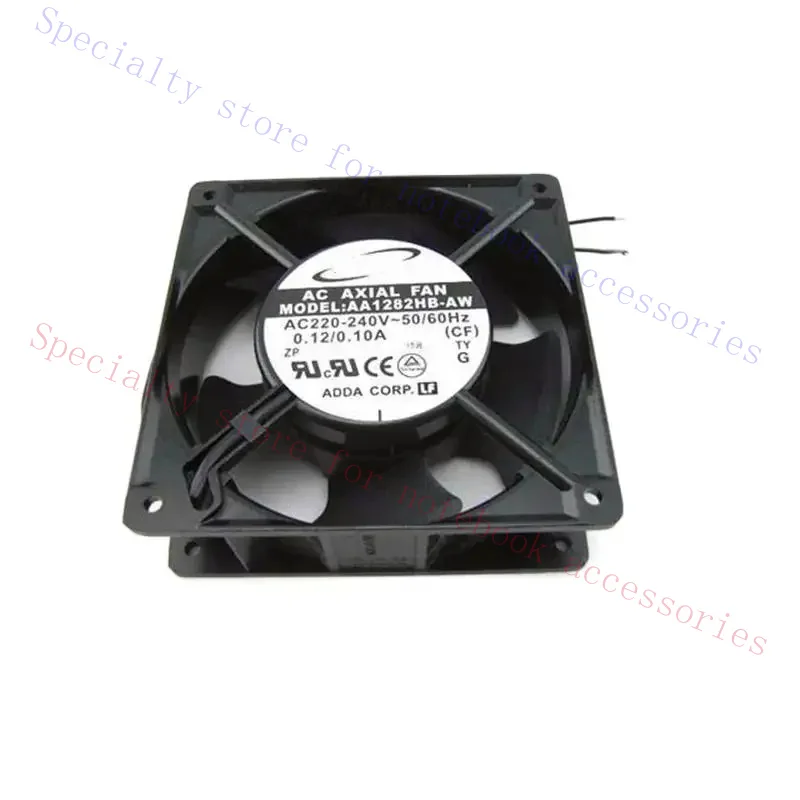 AAA+ AA1282HB-AW 12038 120x120x38mm 12cm 220V AC 0.12A 27.6 W 94.5CFM 2700RPM Elevator Chassis Cabinet Axial Cooling Fan