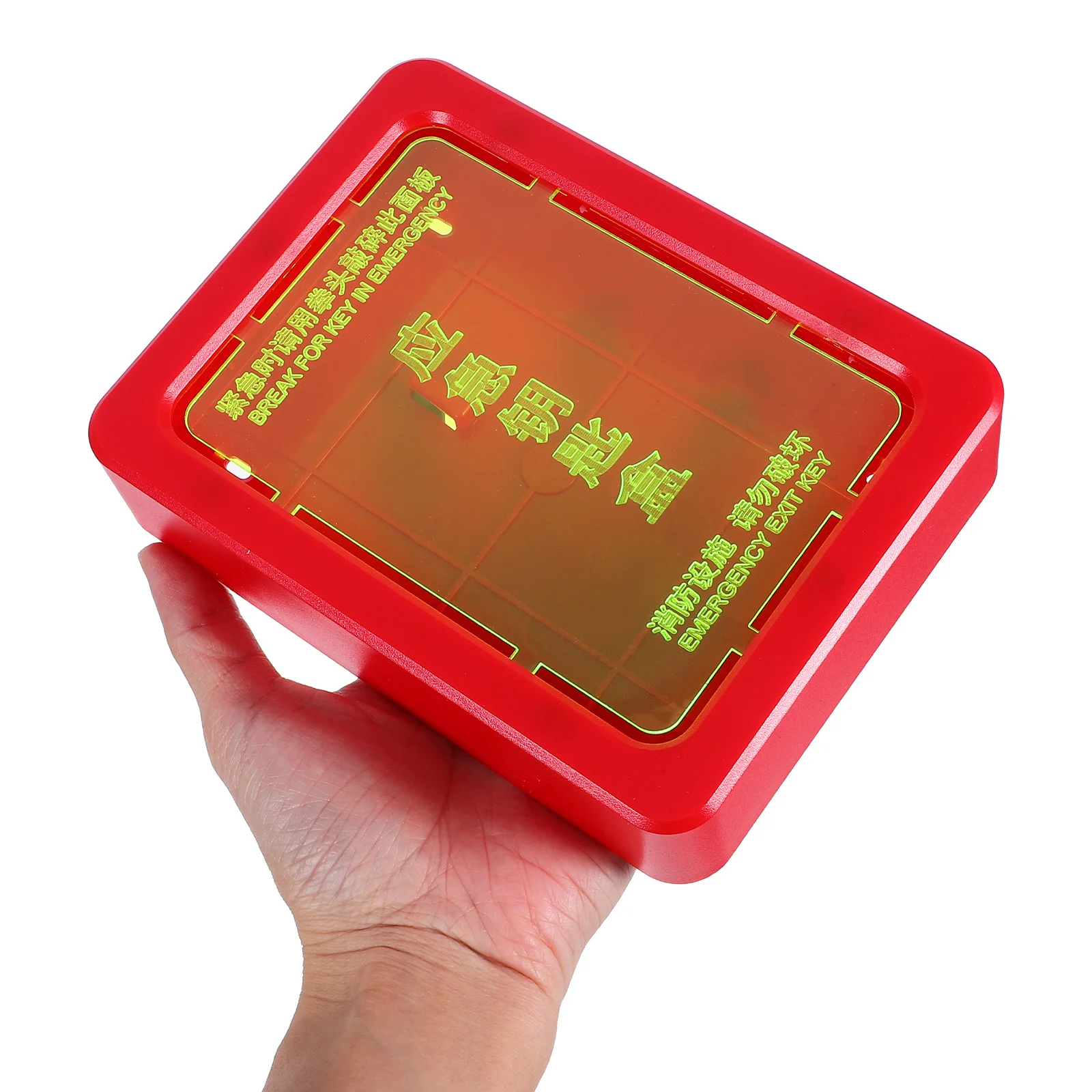 Emergency Door Key Lock Box Wall Mounted Durable Metal Storage Box for House Keys Room Cards Escape Window Safety Holder