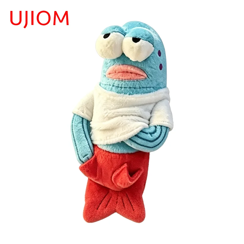 UJIOM Ugly Fish Anime Figure Wall Sticker Kawaii Exquisite Enchanting Occlusion Scratch Graffiti Decal Cupboard Vestibulec
