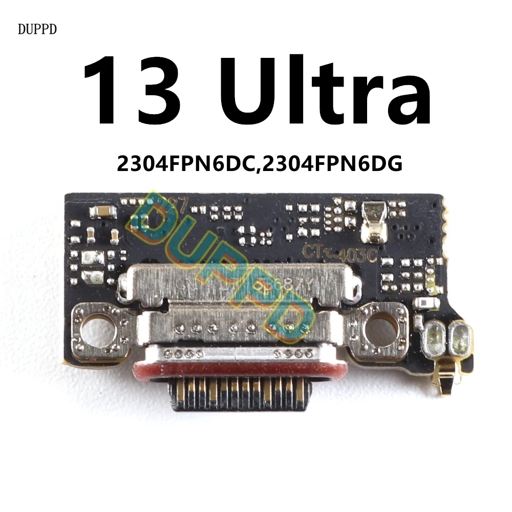 USB Charging Port Mic Microphone Dock Connector Board For Xiaomi Mi 13 Ultra 13Ultra LCD Mainboard Main Flex Cable