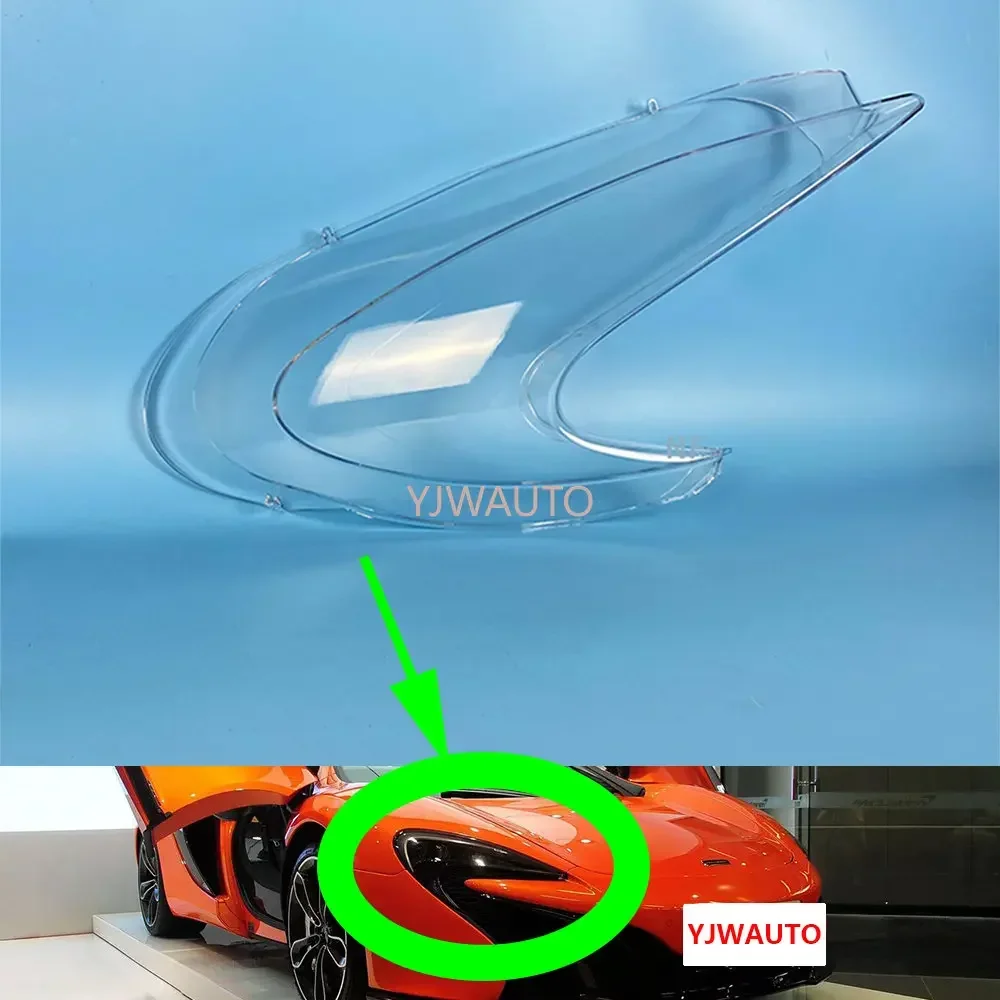 For Mclaren 650S Headlamp Cover Car Headlight Lens Glass Replacement Clear Front Lamp Shade Auto Shell