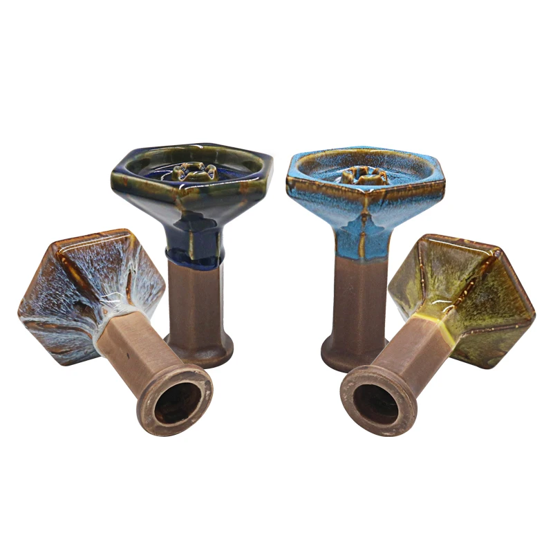 

SY Hookah Ceramics Shisha Tobacco Bowl Nargile Sheesha Narguile Chicha Cachimbas Water Pipe Accessories