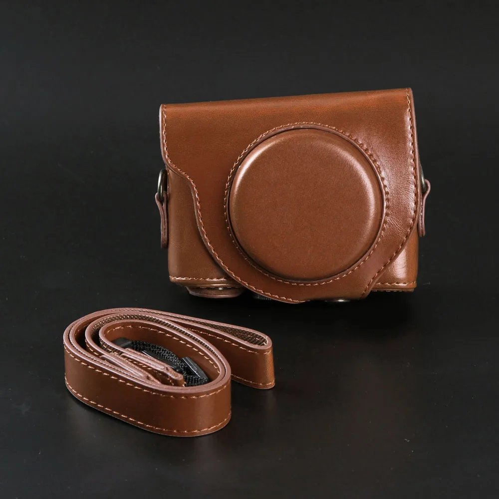 حقيبة كاميرا ، حافظة PU بحزام ، كاميرات سوني HX90 HX80