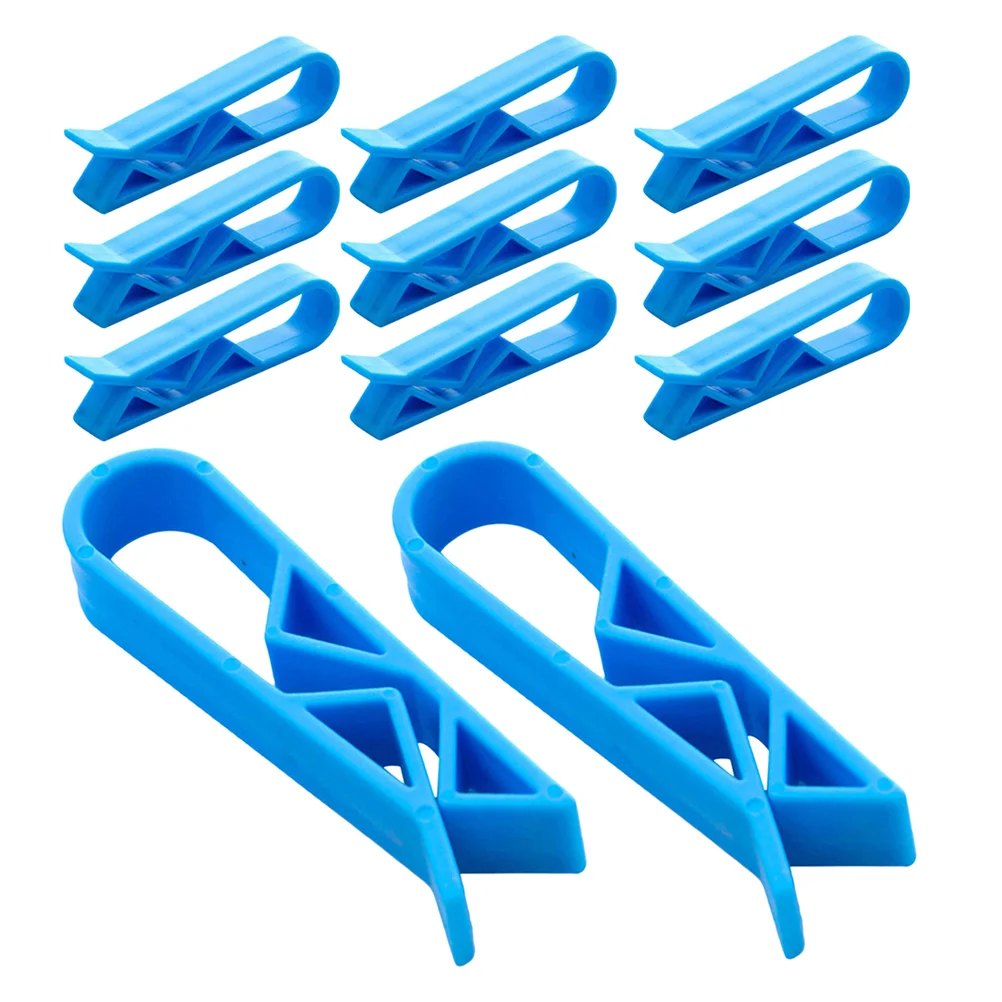 40 Pcs Fold Trash Can Clip Suspension Tool Emergency Kit Tools Plastic Bag Clamp