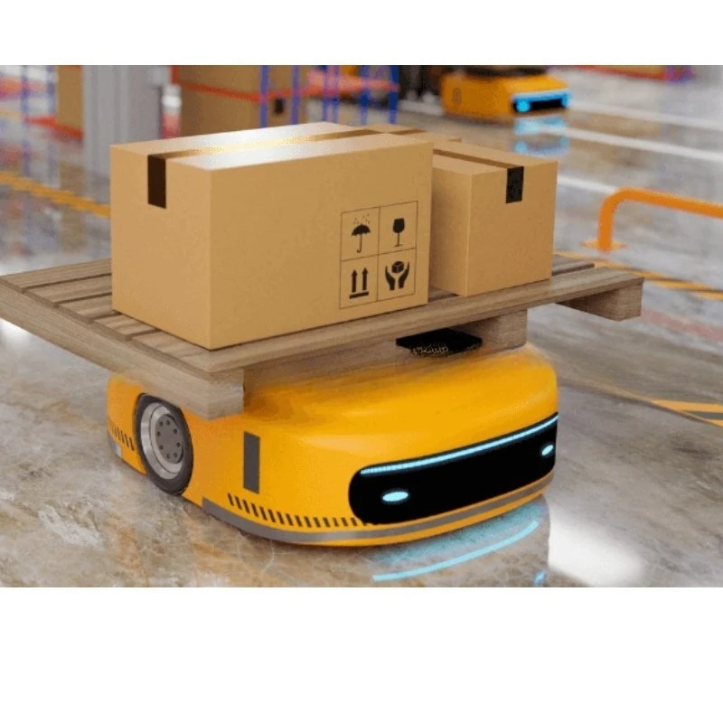 Express logistics truck, delivery AGV handling trolley factory unmanned delivery robot