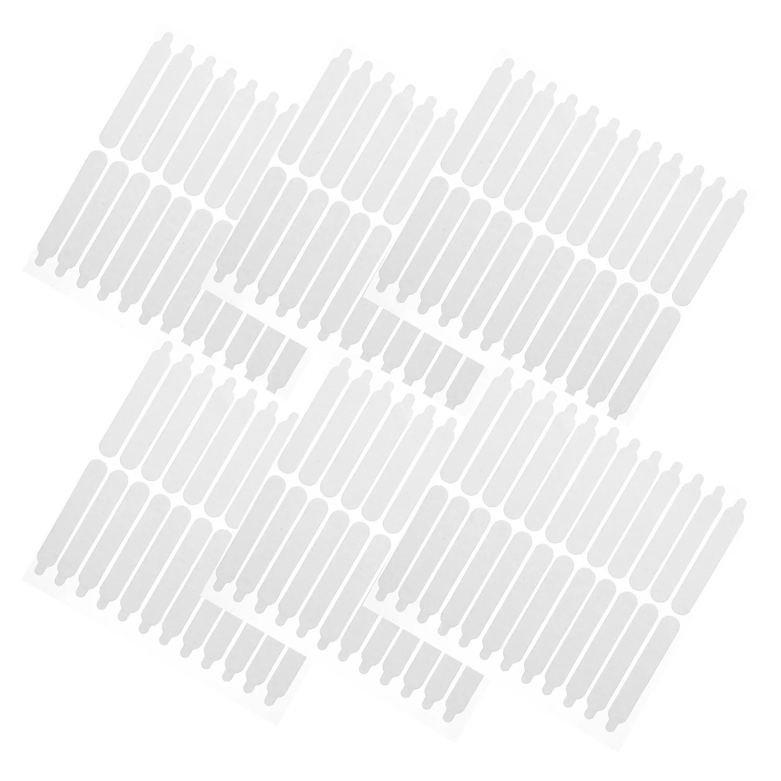 

480Pcs Transparent Breathable Nail Tabs Double Sided Adhesive Manicure Tape Peel Off Sticker Pads for False Nail Application