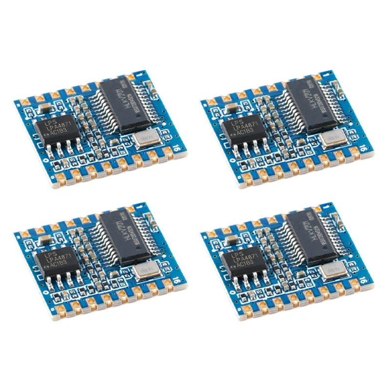 4X Hi-Link/HLK-V20 Smart Voice Recognition Control Board Modul Serial Port Modul Dual-Mode DIY-A74Z