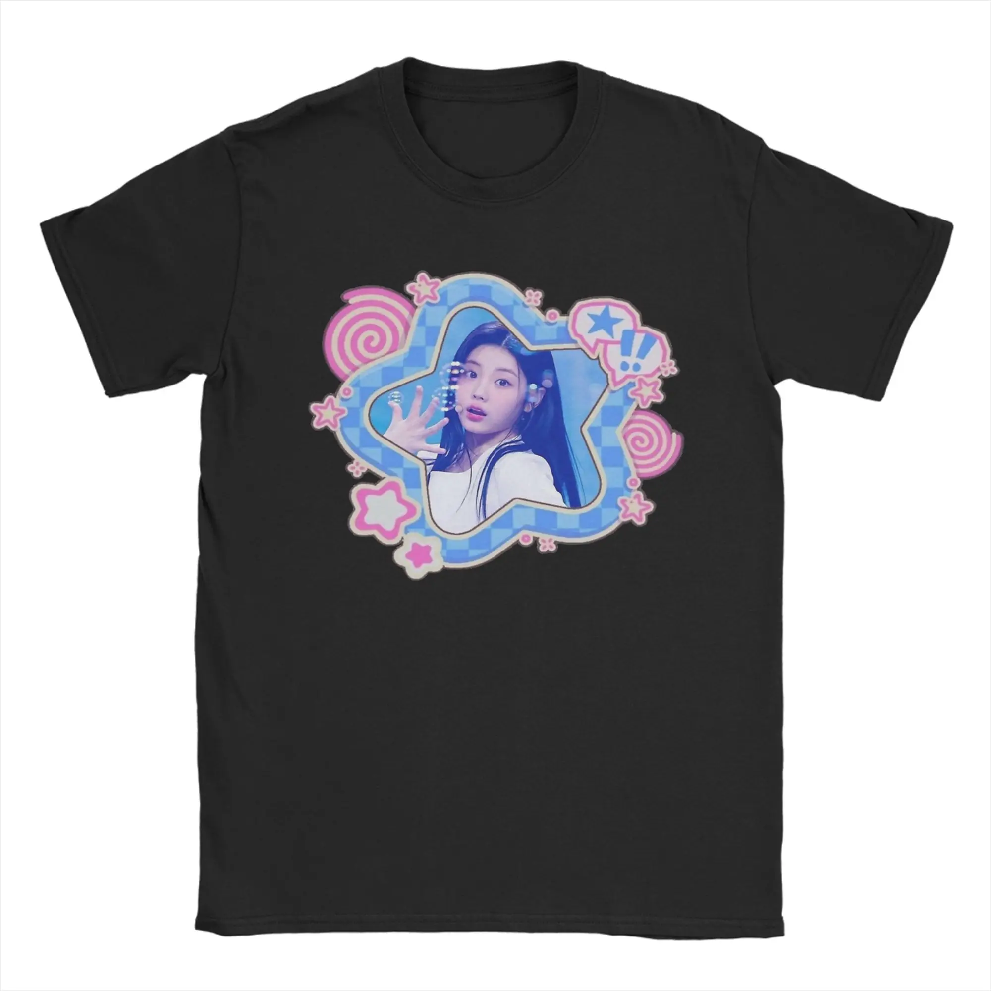 ILLIT South Korea Girls' Group T-Shirt Summer  100% Cotton T-Shirts For Male Fashion Pattern Tee Shirt Short-Sleeve Top Tees