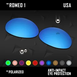 OOWLIT Polarized Lenses Replacements For Oakley Romeo 1 Sunglasses - Multi Colors
