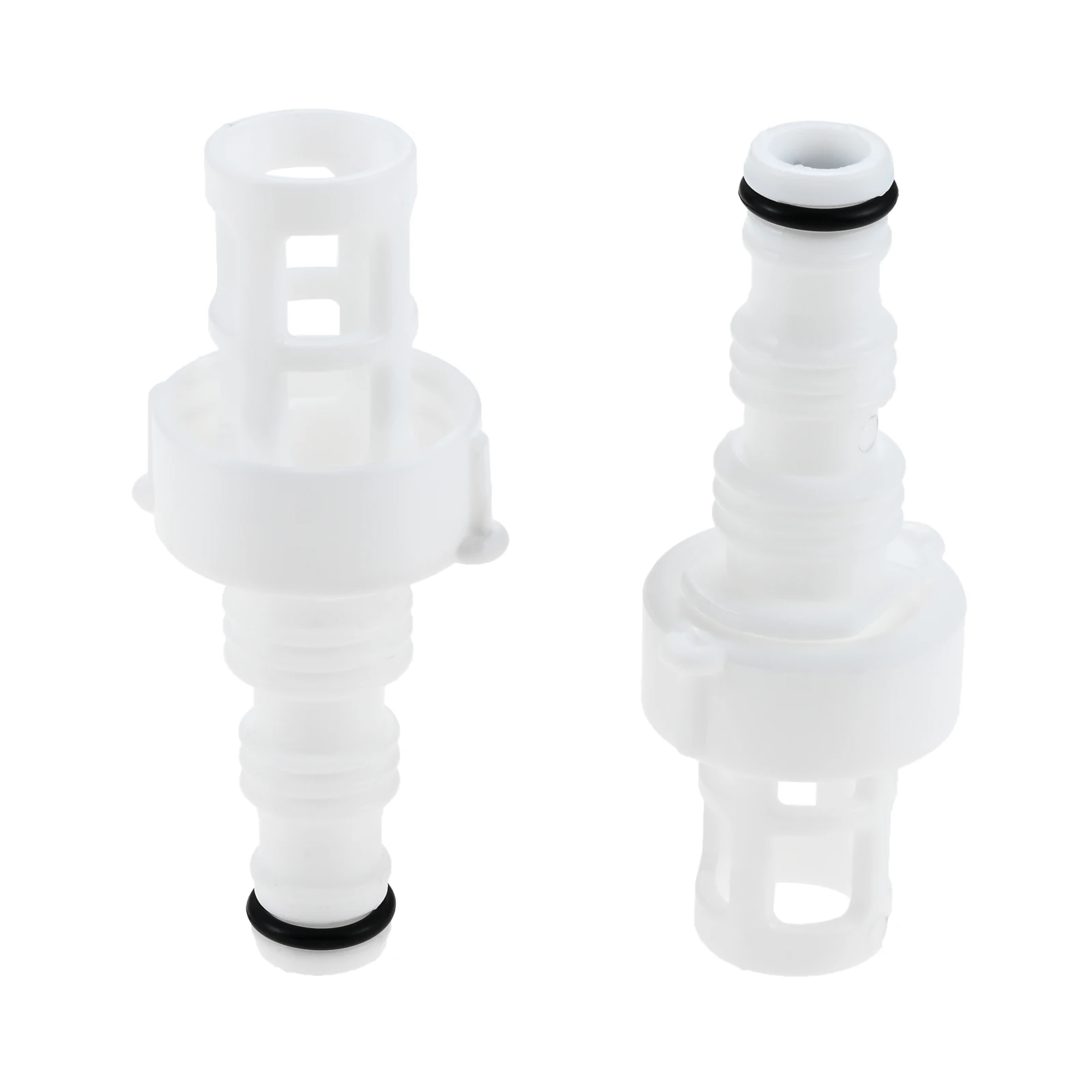 2Pcs Garden Hose Drain Plug Plastic Replacement 10184 Drain To Hose Adapter Connector for In-tex Round Metal Frame Swimming Pool