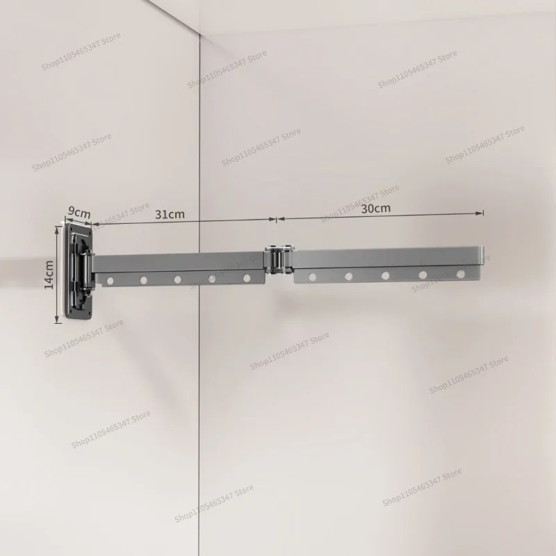For Drying Folding Drying Rack No Punching Balcony Drying Rod Indoor
