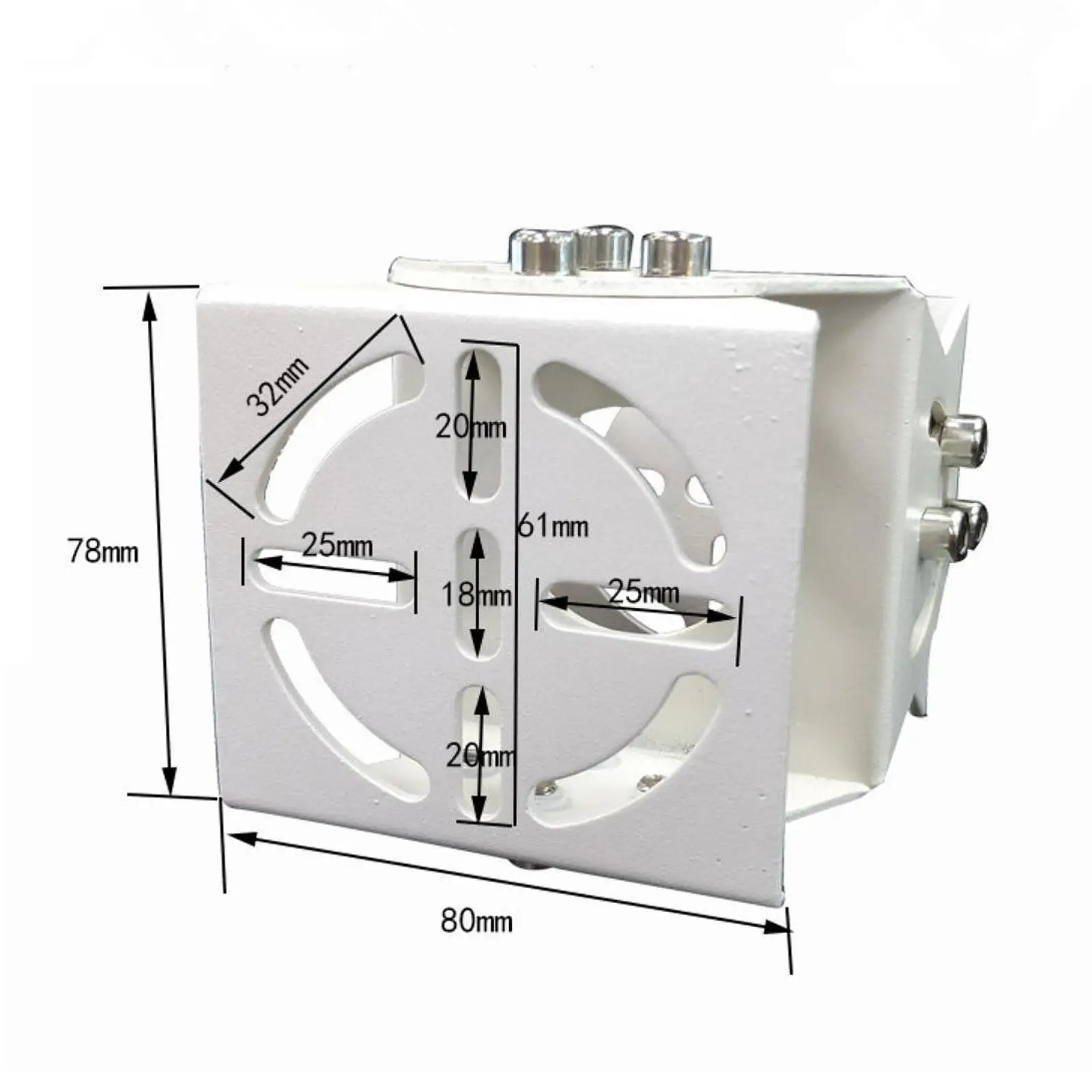 Universal Joint Bracket Camera Duckbill Holder Double Layer Lightweight Security Camera Base Bracket for Seaside Outdoor