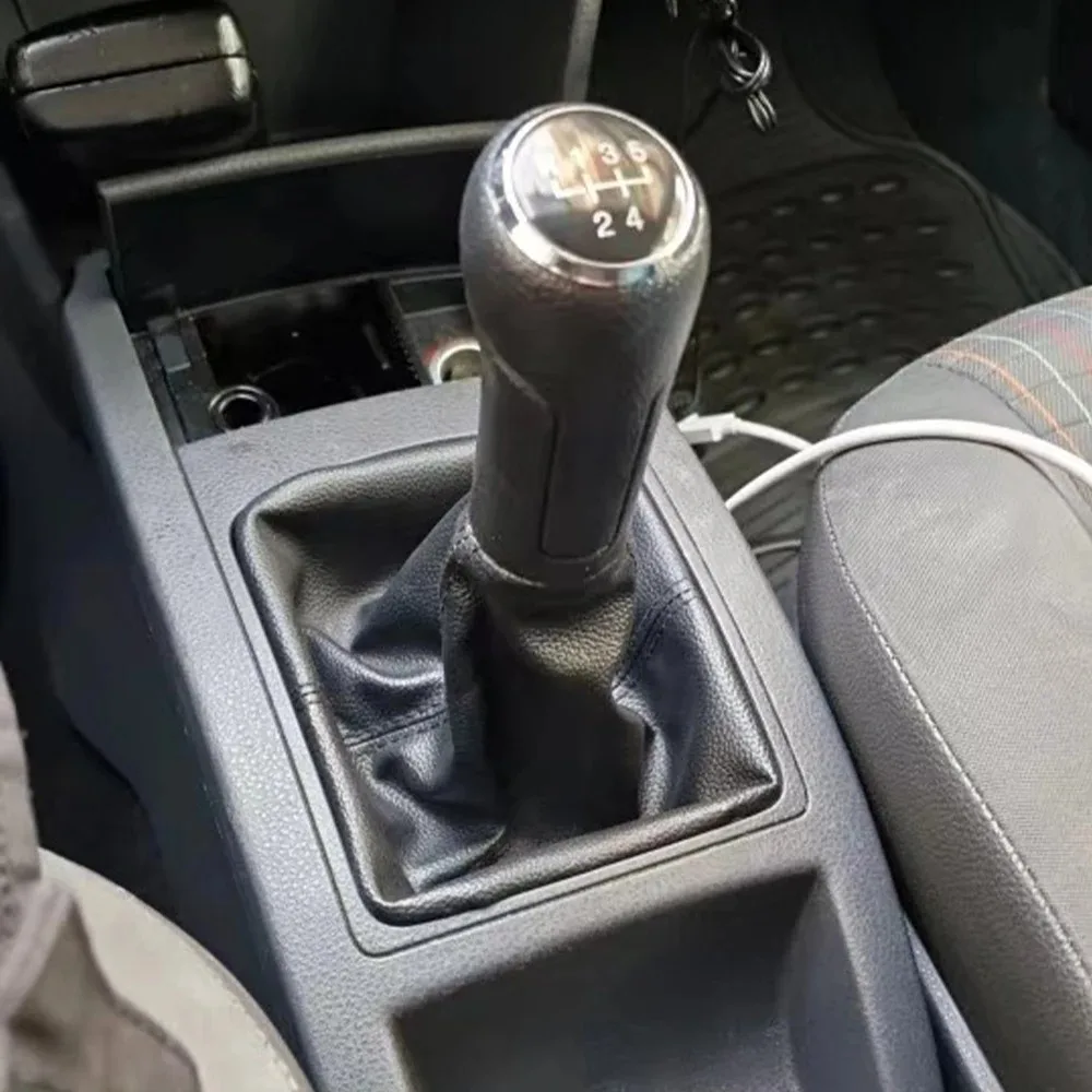 For Volkswagen Polo 9N 9N2 2002 2003 2004 2005 2006 2007 2008 2009 Car Gear Shift Knob Lever Shifter Gaiter Boot Cover