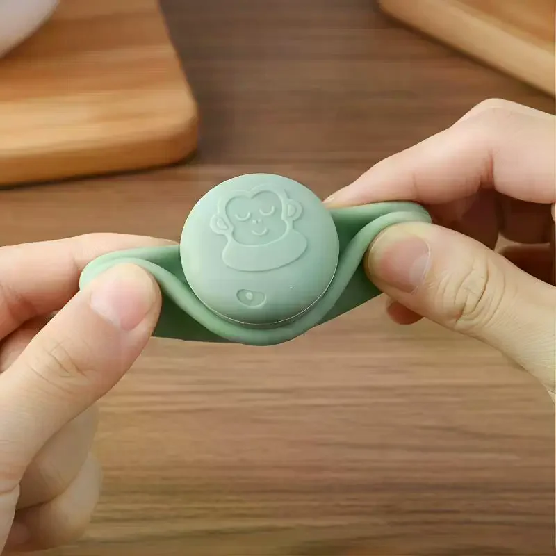 3Pcs Heat Resistant Pot Pan Lids Hat Cookware Universal Kitchen Silicone Knob Lifting Handle Cover Home Water Bottle Lids
