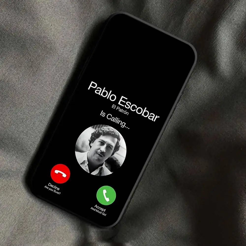 حافظة هاتف N-Narcos Pablo Escobar لهاتف سامسونج S25، S24، Ultra، S20، S30، Plus، S22، S23، Ultra، Plus، 5G بقصة ضيقة ضد الغبار