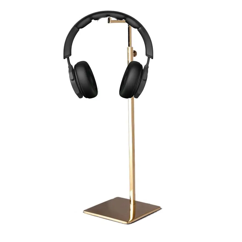 Stainless Steel Bag Show Shelf Gold Silver Adjustable Wallet Holder Stand Polished Metal Display Risers Bags Earphone Headphone