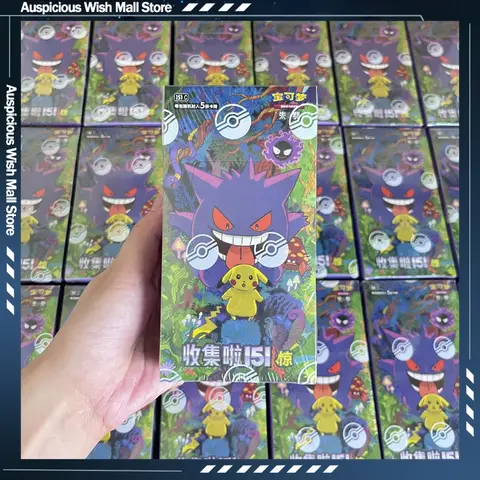 In Stock Pokemon Card Collect 151 Slim Fat Booster Box Simplified Chinese Ptcg Card Collection Christmas Toys Gifts