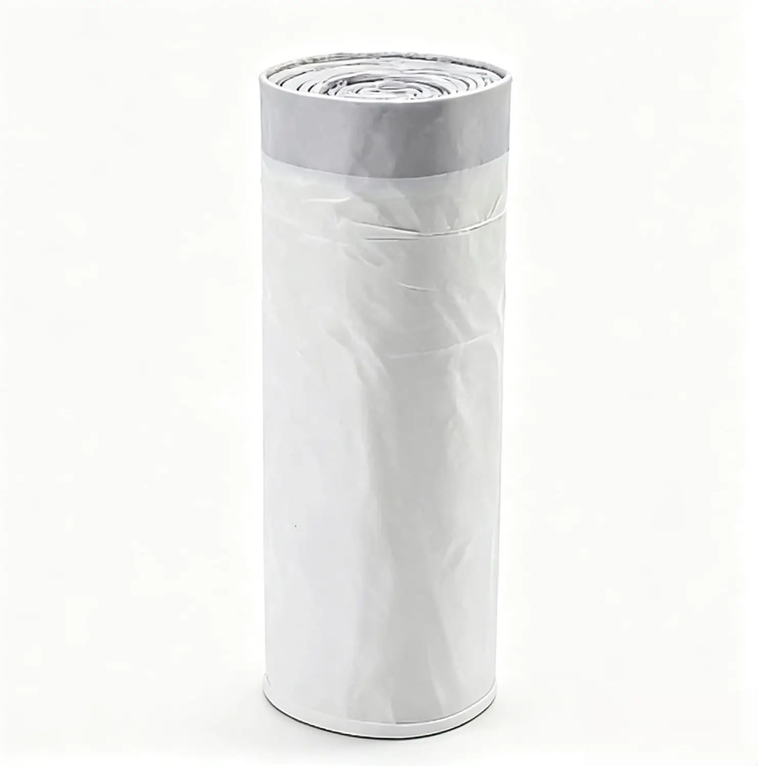 Tall Trash Bags 30L (8 Gallon) with Drawstring, 100 Count (2 Rolls), Heavy Duty Garbage Bags HDPE Puncture Resistant Leak Resistant, 50x80 cm (19.7” x 31.5”) Kitchen Trash Bags for Home Office