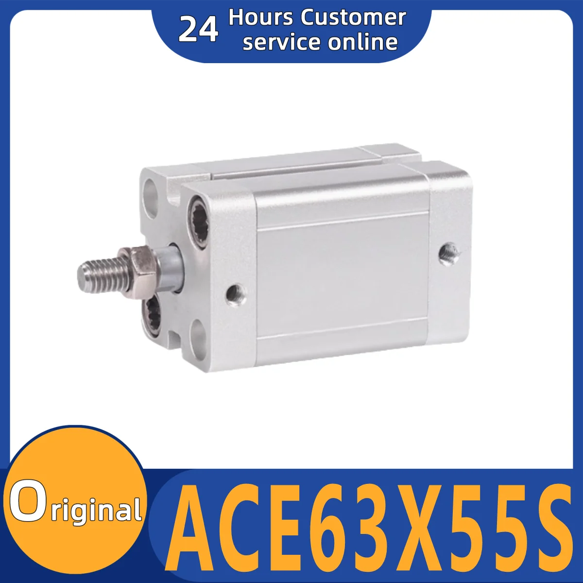

Brand new original compact cylinder ACE63X55S ACE63X60S ACE63X70S ACE63X75S