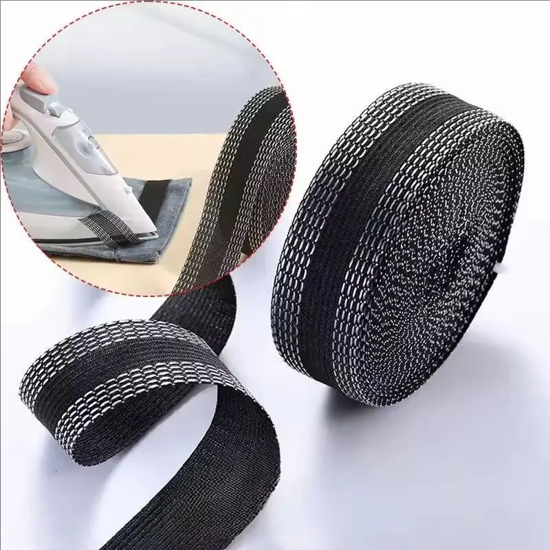 1-10M Self-Adhesive Pants Hem Paste Tape Trouser Edge Paste Iron-on Pant Shorten Repair Jean Hemming Tape For DIY Sewing Fabric