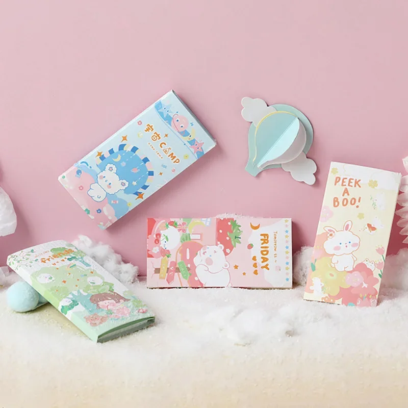 Sticky Notes Memo Pad Diary Stationary Flakes Scrapbook Index bookmarks Decorative Kawaii N Times Sticky