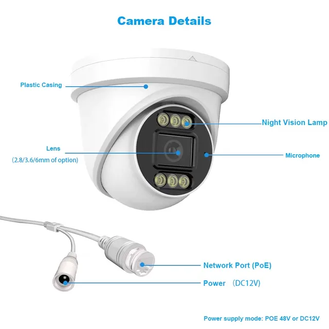 Ultra HD 4K IP Security Camera PoE Dome Indoor 8MP/5MP/4MP Dual Light Night Vision Two-way Audio Onvif NVR Surveillance Camera 5 Ultra HD 4K IP Security Camera PoE Dome Indoor 8MP/5MP/4MP Dual Light Night Vision Two-way Audio Onvif NVR Surveillance Camera 5