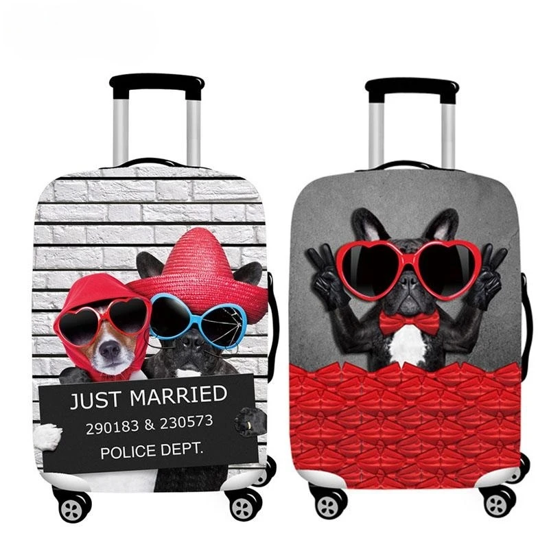 

Animal Pattern Luggage Protective Cover Travel Suitcase Cover Elastic Dust Cases for 18 To 32 Inches Suitcase Travel Accessories