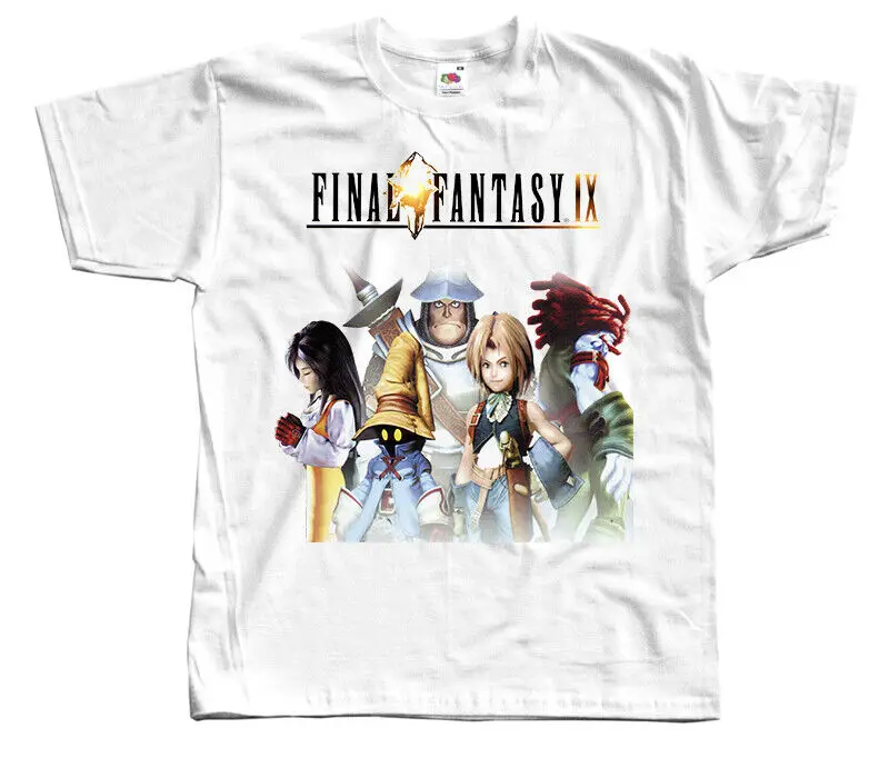 Final Fantasy IX,COMPUTER GAME, T-Shirt (YELLOW,BLACK,RED,KHAKI)All sizes S-5XL.