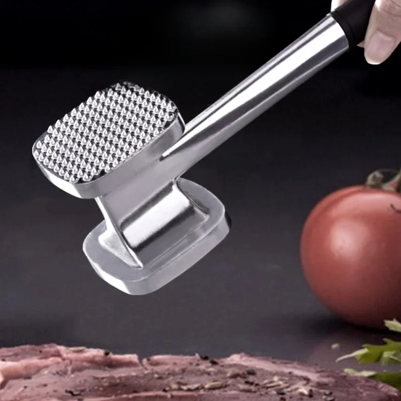 Large Meat Tenderizer Mallet Tool, Manual Hammer Pounder For Tenderizing Chicken Steak Pork&Veal, Non Slip Handle for Pounding