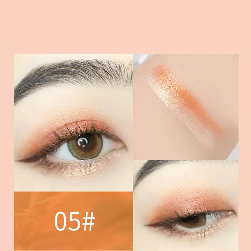 Ombretto a doppio colore perlato Stick Shimmer Cambio graduale Penna per ombretto Impermeabile Fine Flash Strumento per il trucco degli occhi Make Up