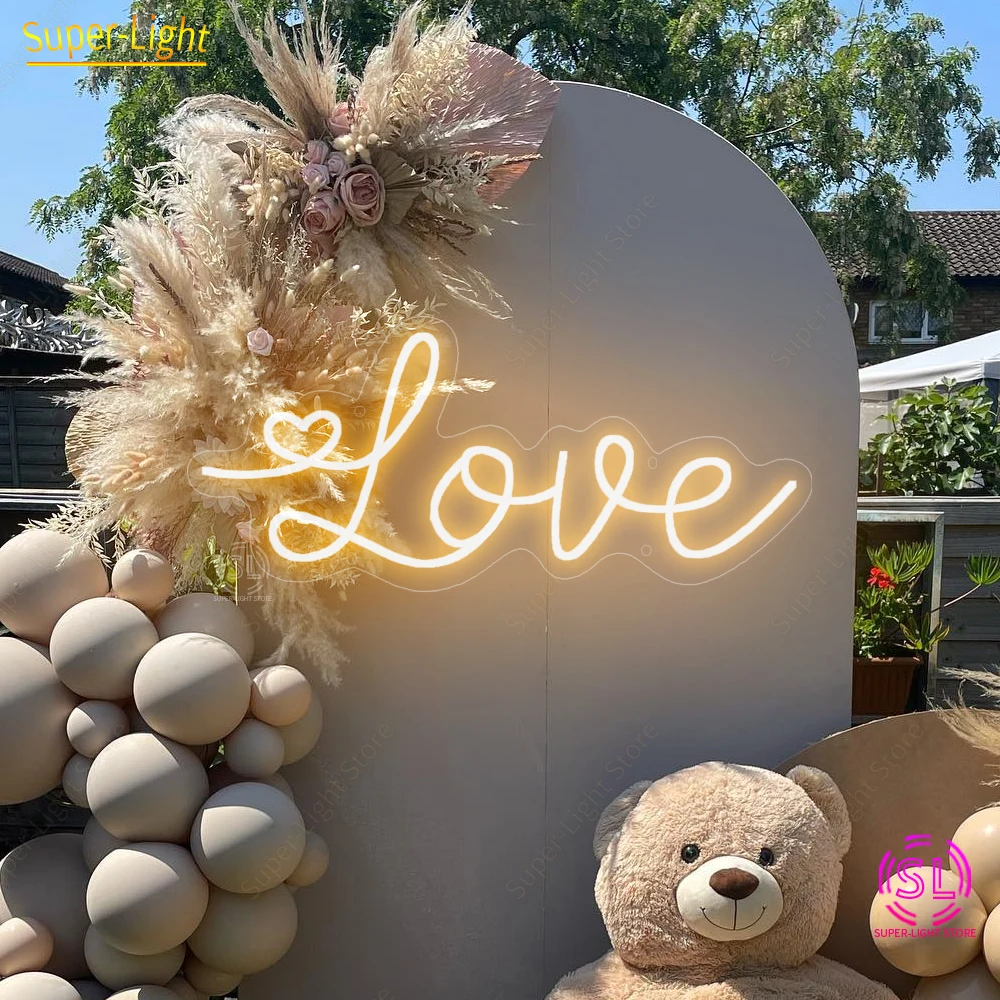 Groot Bord 75X33Cm Custom Neon Love Sign Led Borden Voor Bruiloftsfeest Decoratie Slaapkamer Party Love Light Sign Be Verloofd