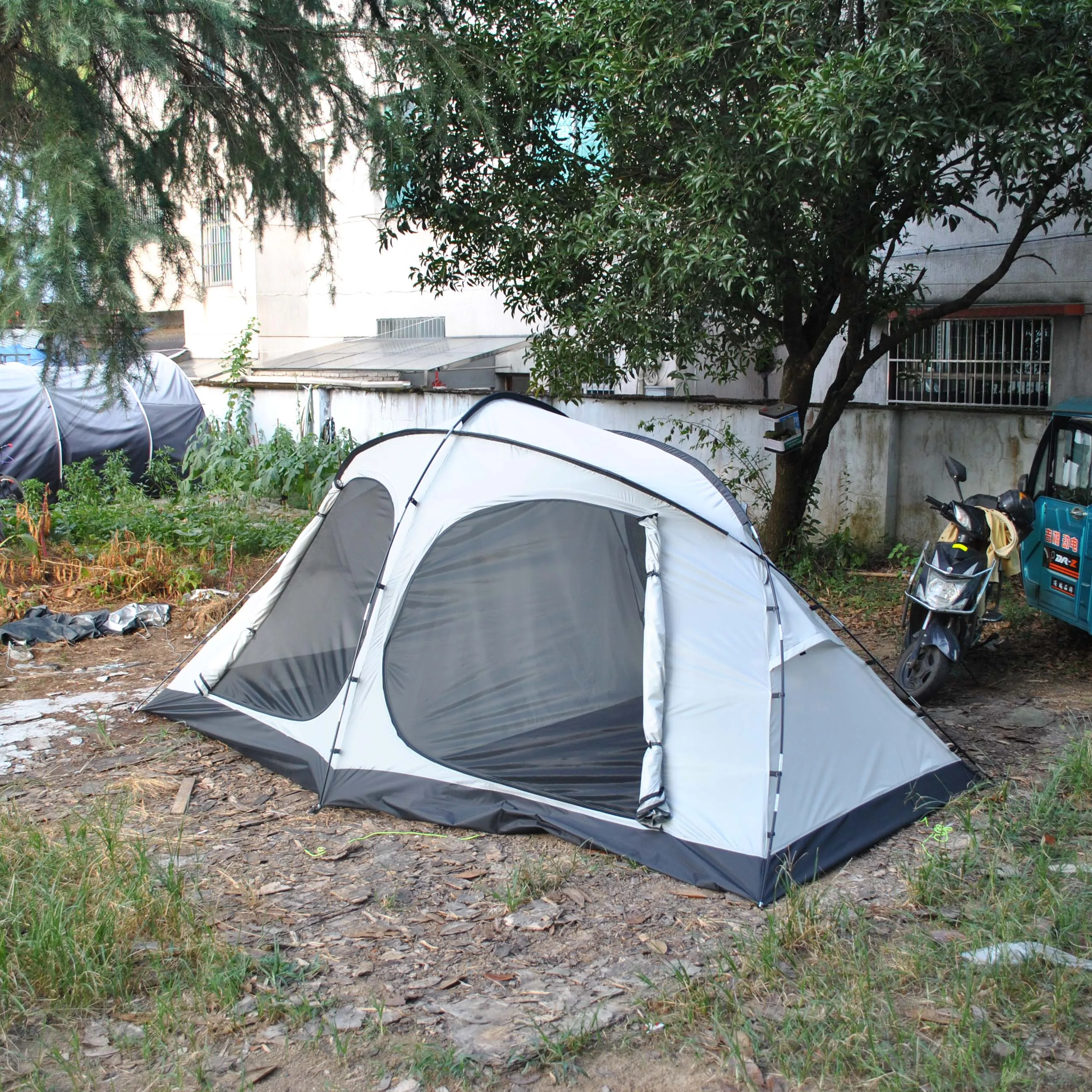 

Premium 6-person 2-room luxury tent, 6-person 2-room family camping marquee, multi-purpose tent, 2-room cabin tent, camping