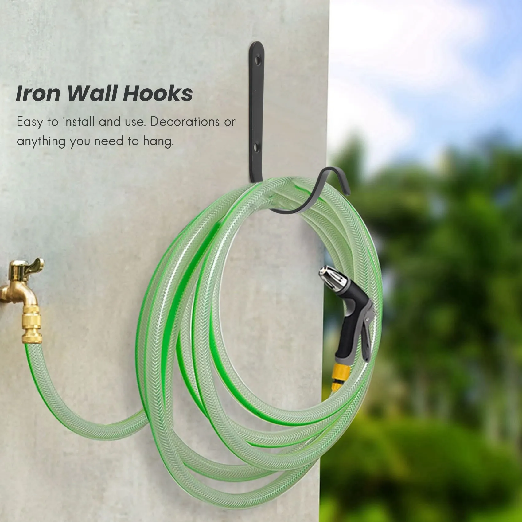 P4-10 Pcs Iron Wall…