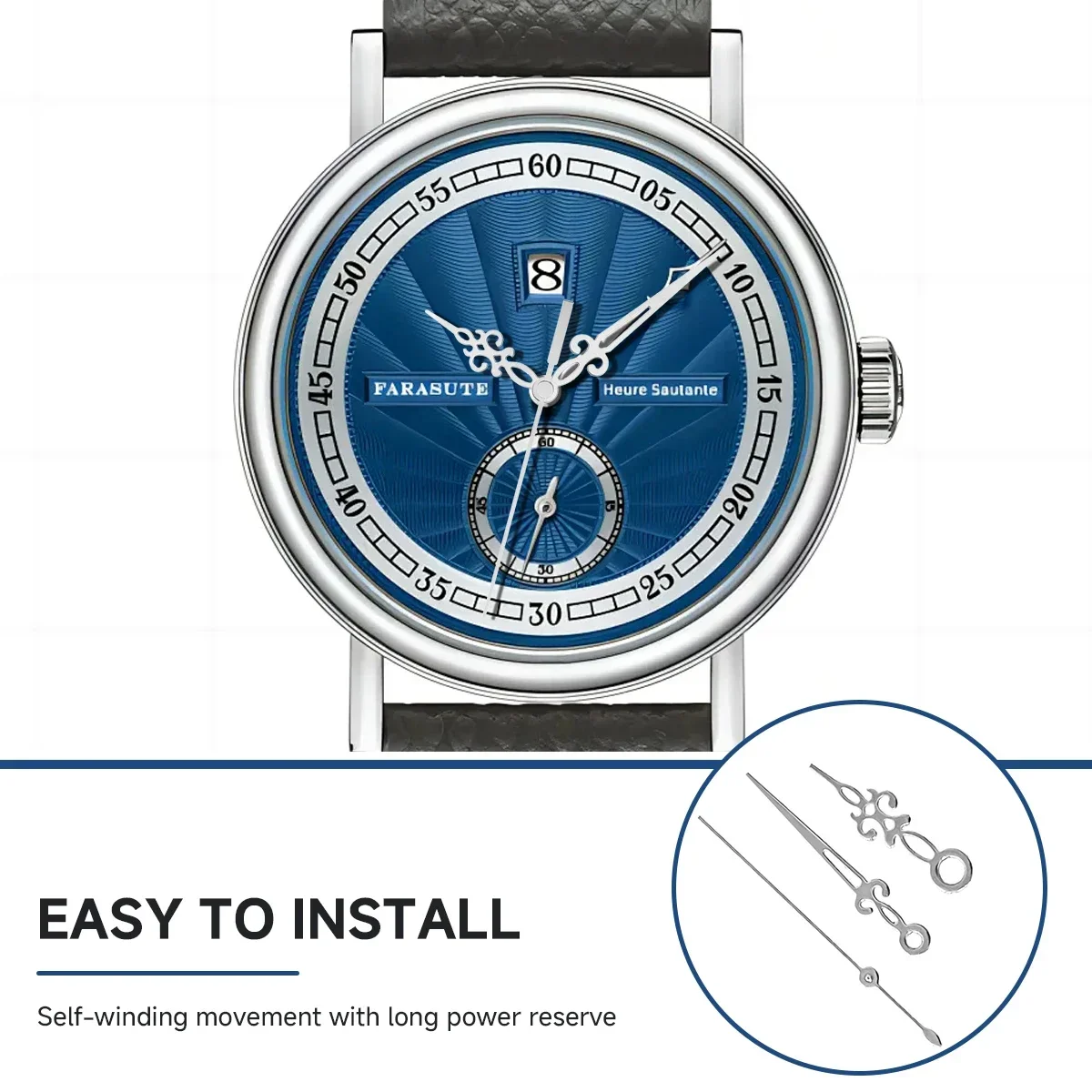 NH35 Hands Snowflake Hands Gold Rose Blue Silver No Luminous Hands Suitable For NH35 NH36 4R 7S Movement Watches Accessories image 5