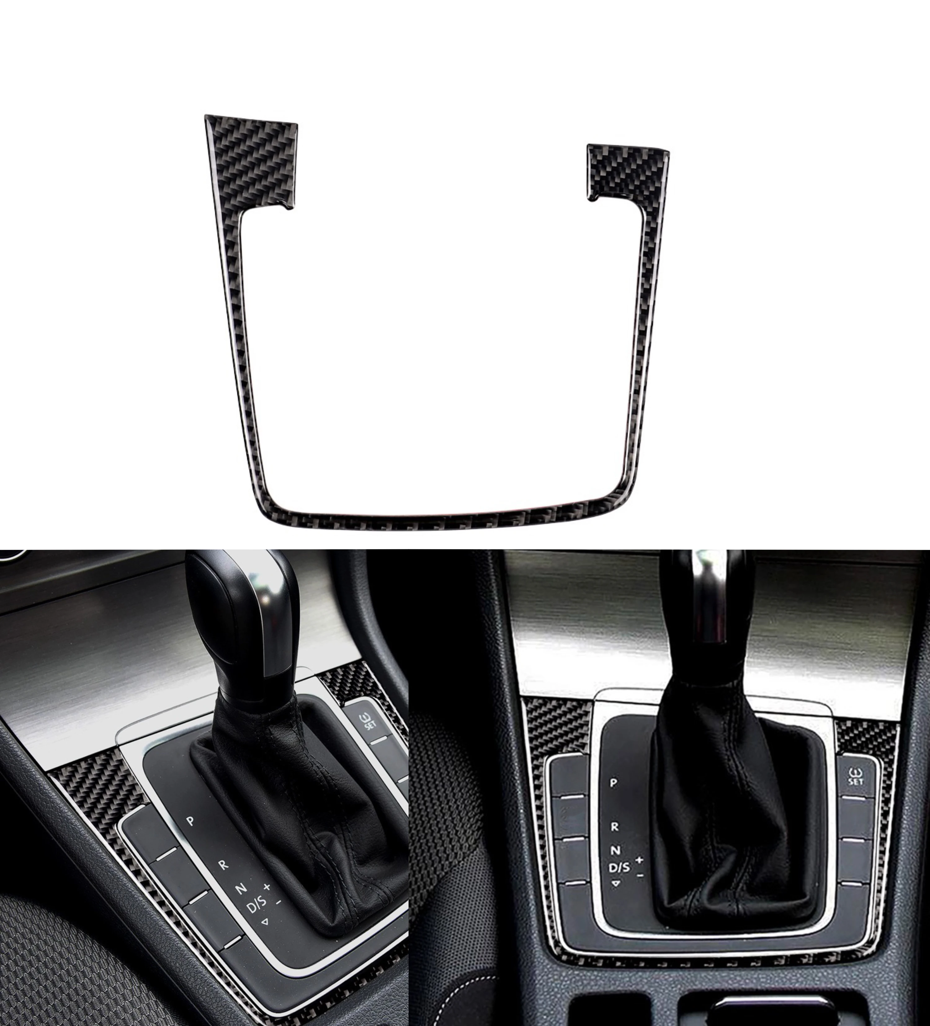 Car Interior Gear Panel Frame Trim Sticker For Volkswagen Golf 7 2018-UP Decoration Accessories  Plastic
