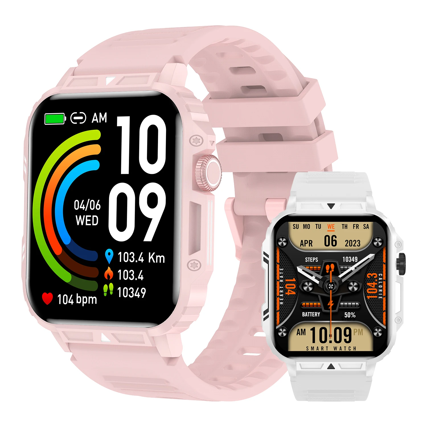 

L81 Smart Watch 1.95" Touch Screen Bluetooth Call Health Heart Rate Monitoring Sports Fitness Tracker IP68 Waterproof Smartwatch