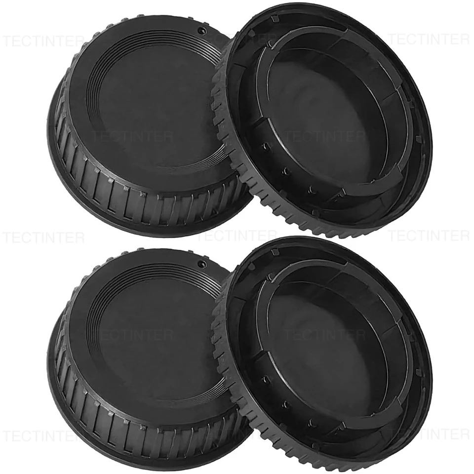 For Canon/Nikon Camera Body Cap + Rear Lens Cap For Canon EOS R/RP/R3/R5/R6 Cap Cover Protector Case for Camera Accessories