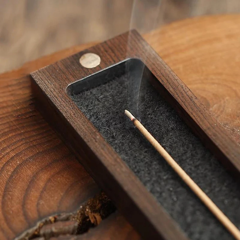.Short Style Portable Hollowed-out Incense Stick Stove Indoor/tea Room Decoration/soothing Purifying/horizontal Incense Burner