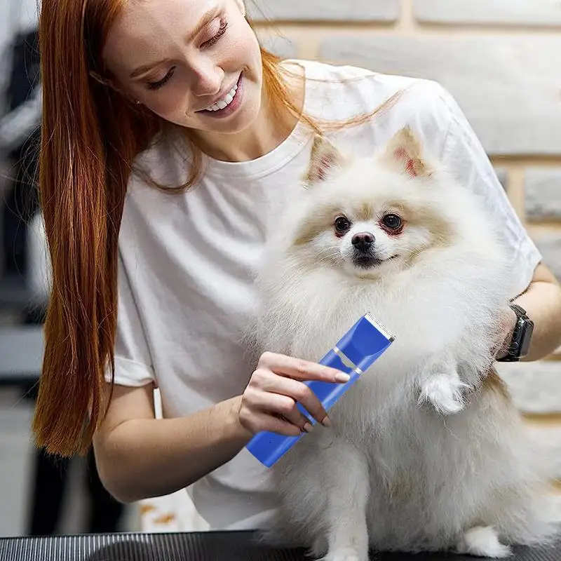 Trymer do sierści zwierząt domowych dla psów łapy maszynka do strzyżenia psów 4 w 1 elektryczne maszynki do strzyżenia golarka akcesoria narzędziowe dla Groomer Deshedding Professional