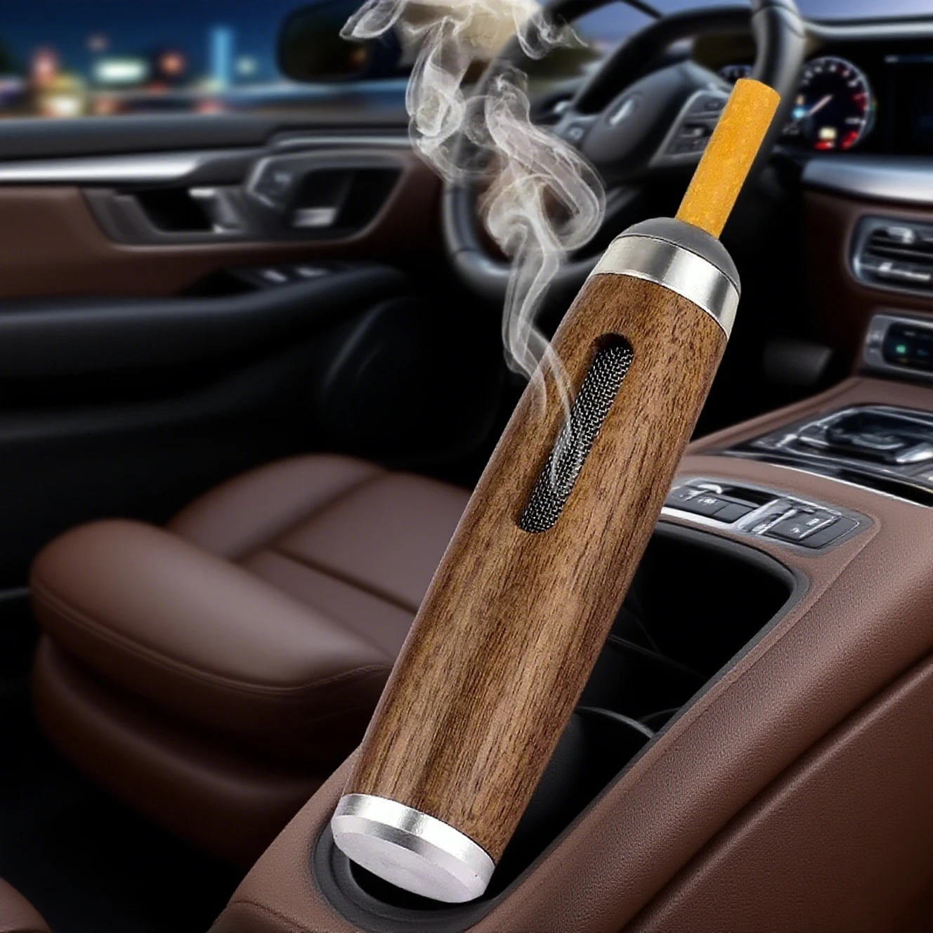 

Мундштук, креативный и не падающий попельный артефакт, устройство для курения автомобиля, портативная автомобильная пепельница, аксессуары для курения