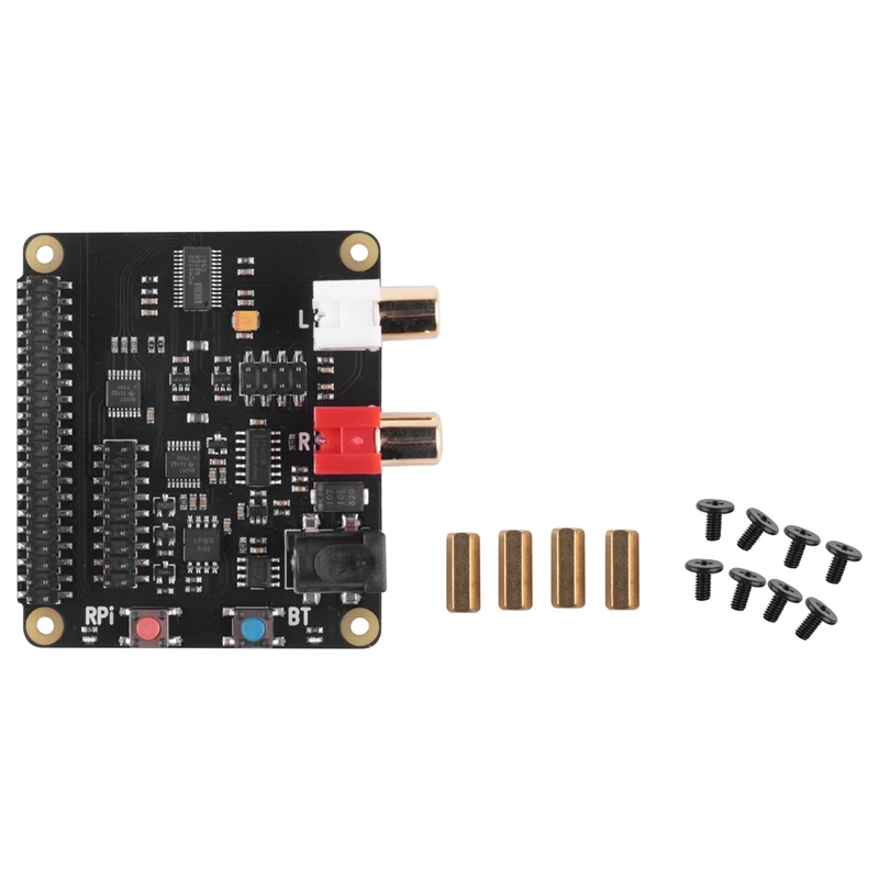 

For Raspberry Pi Hifi DAC HAT PCM5122,For Raspberry Pi 4B/3B+ X930 V1.3 Hifi DAC HAT With Power Management Function