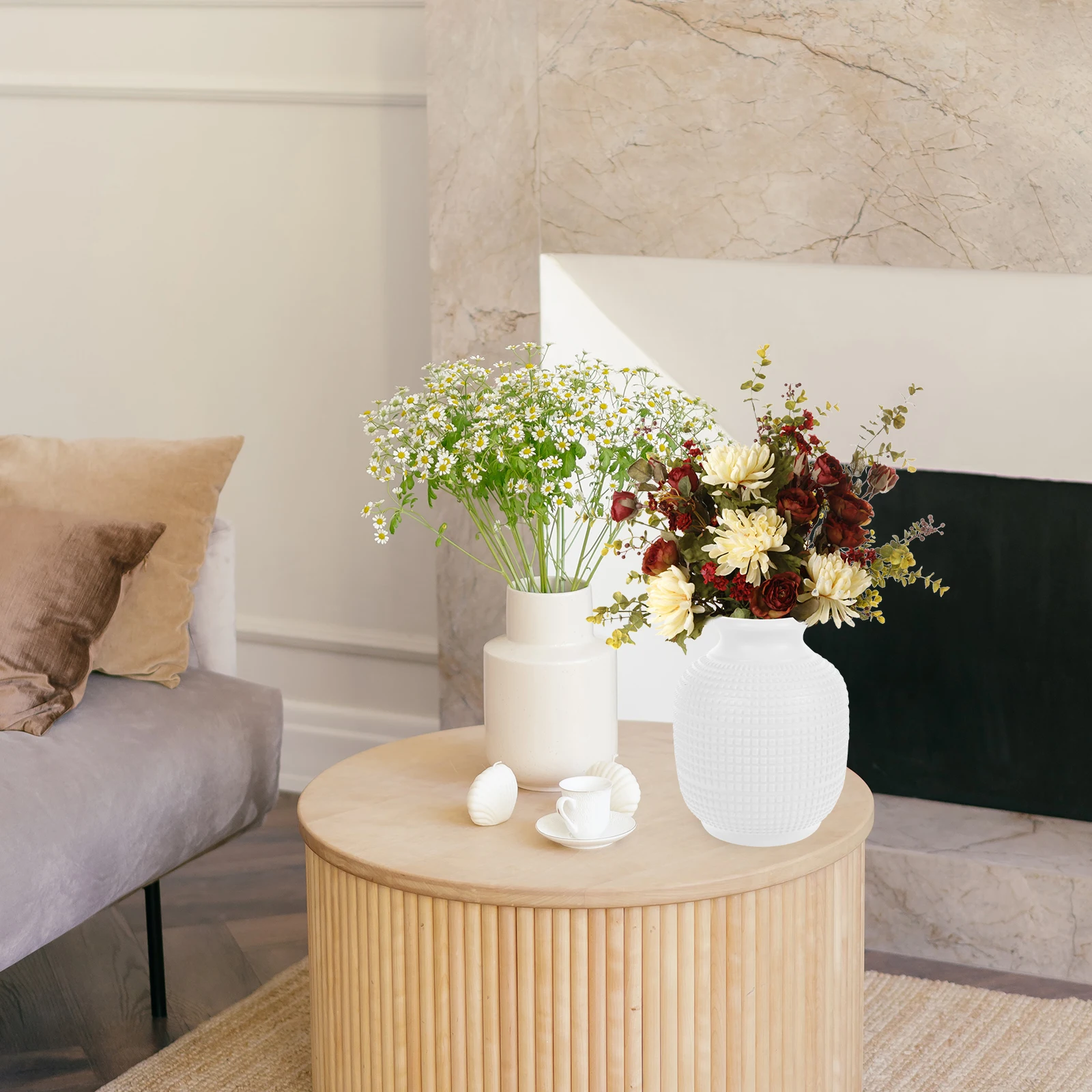 

Plastic Vases Spiral Shape Modern Decorative Props for Decorative Vase Props Dry Wet Flowers Arrangement Container