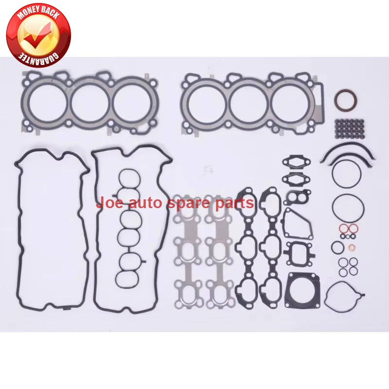

Комплект прокладок двигателя VQ30DE 2987cc для Nissan Maxima (A33) Infiniti I30 (A33) 3.0L V6 2000-2001 10101-4Y529 10101-4Y529