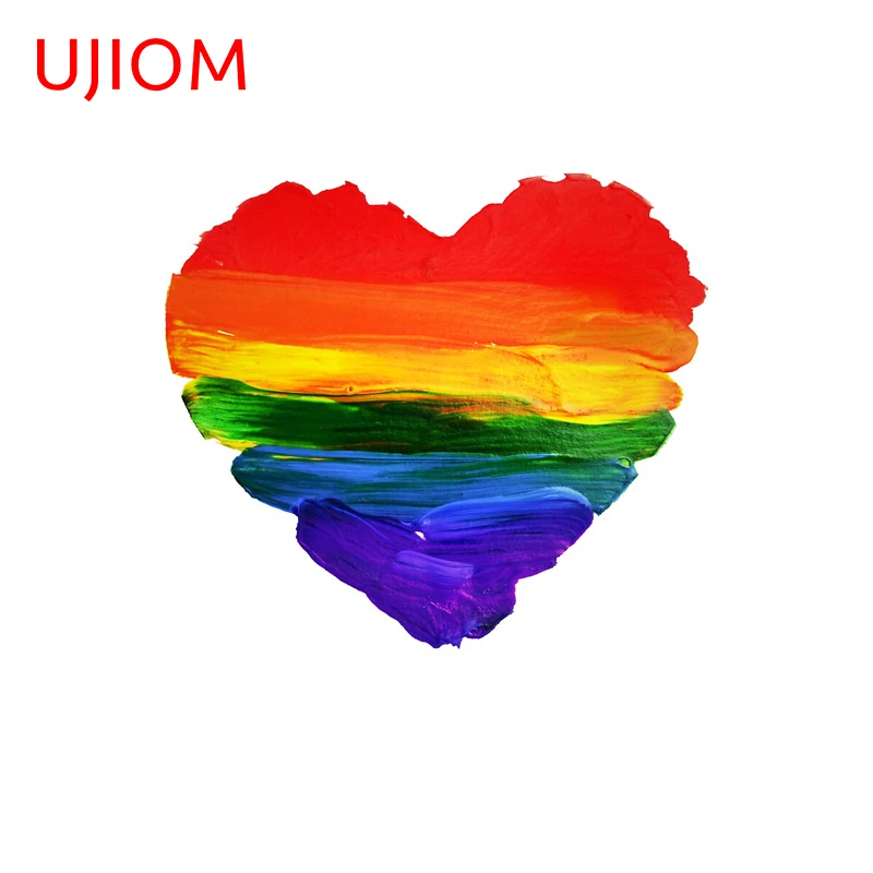 UJIOM LGBT Colorful Painting Graphics Wall Sticker Enchanting Trendy Occlusion Scratch Decal Suitable For Living Room Decor